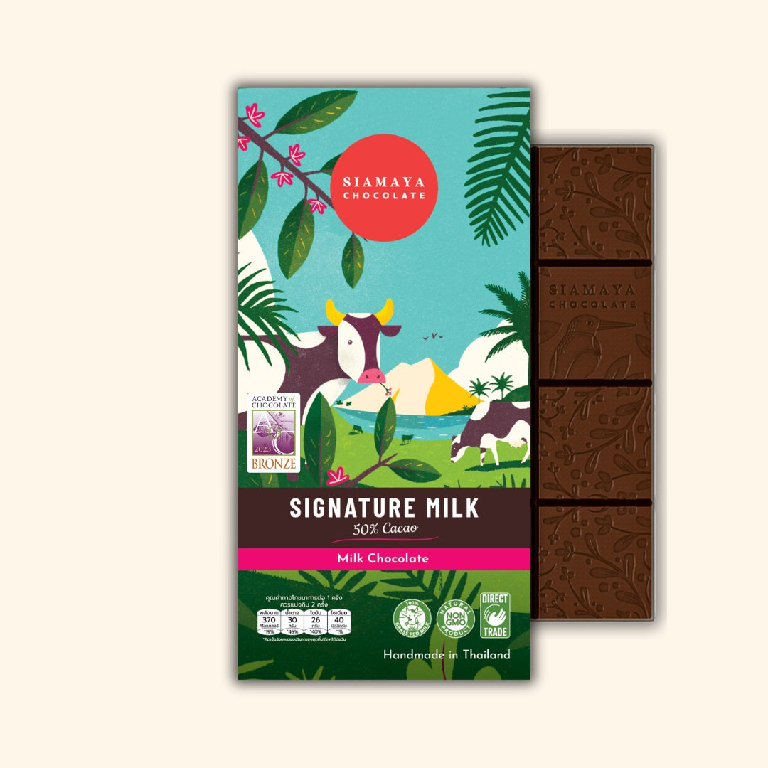 Siamaya Signature Milk Chocolate tavoletta latte 50% box 12
