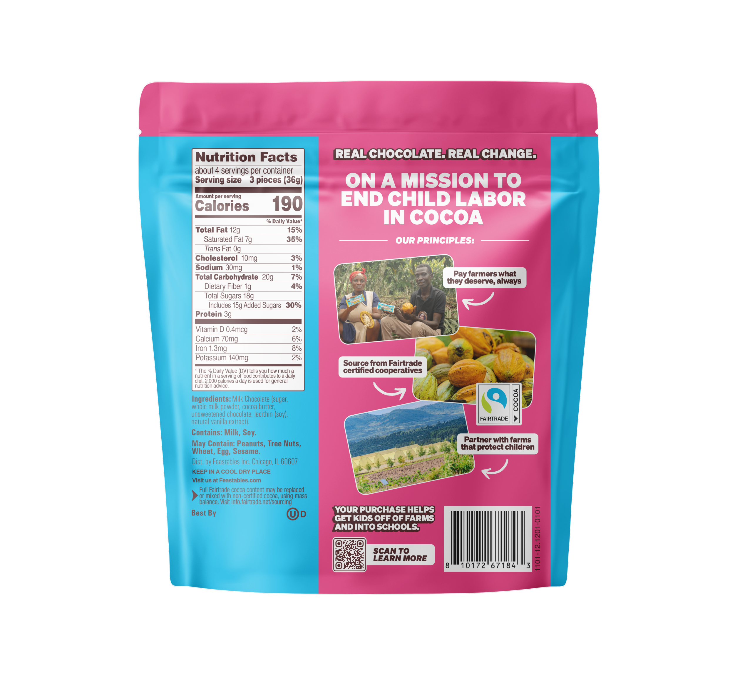 MrBeast Feastables Milk Chocolate Busta Snack 5oz