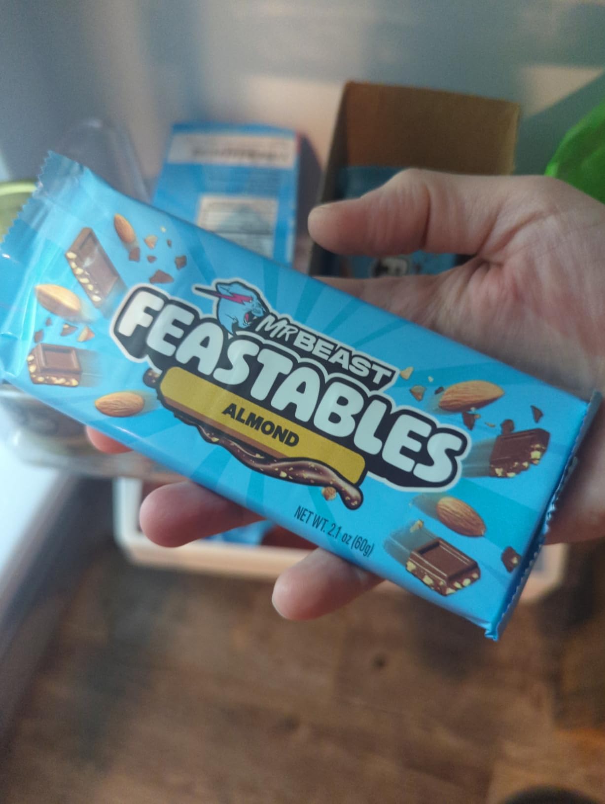 Feastables MrBeast Tavoletta mandorle 10x60 g 54%
