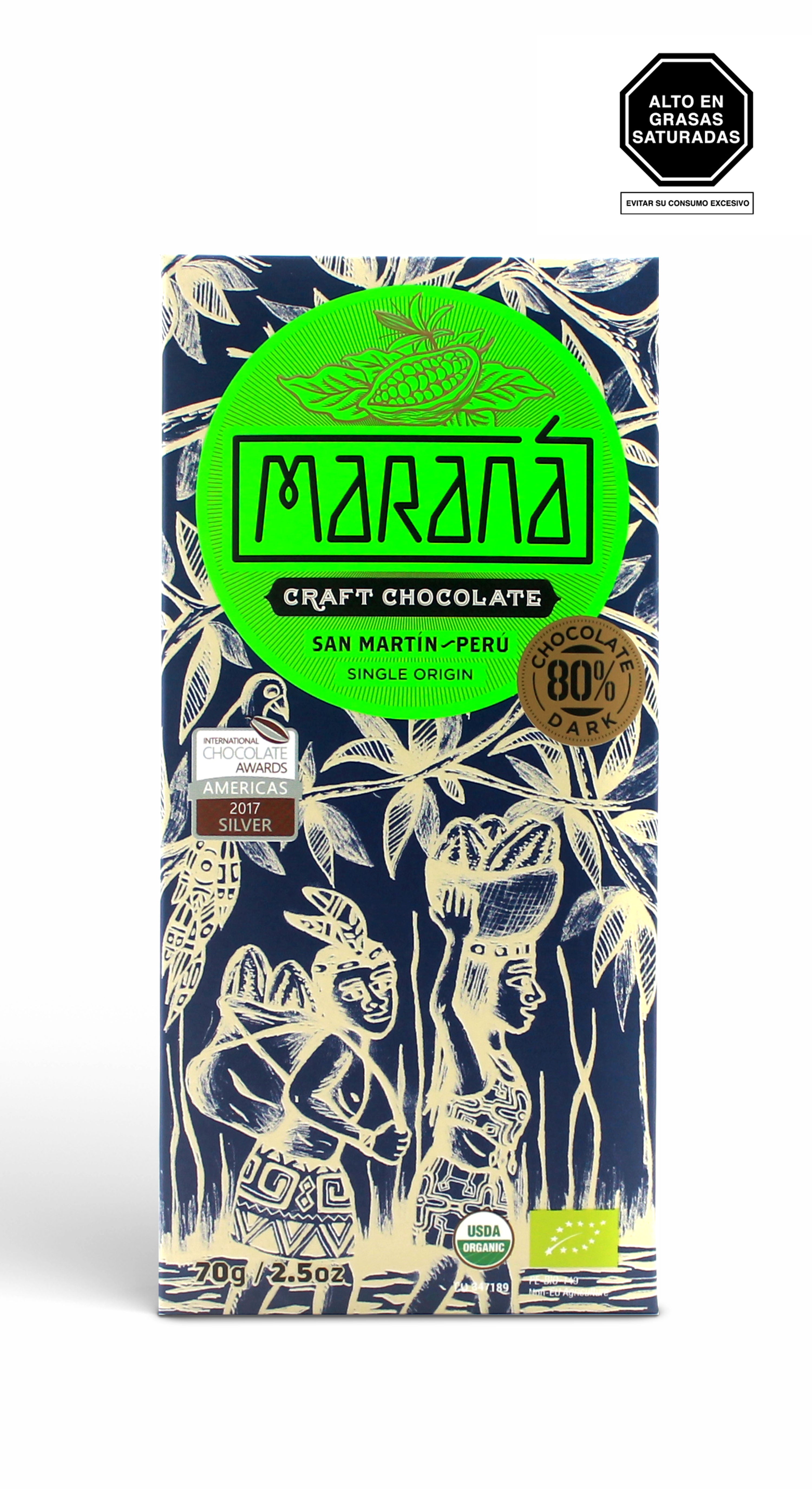 Maranà San Martín Tavoletta Fondente 80% Bio 70g