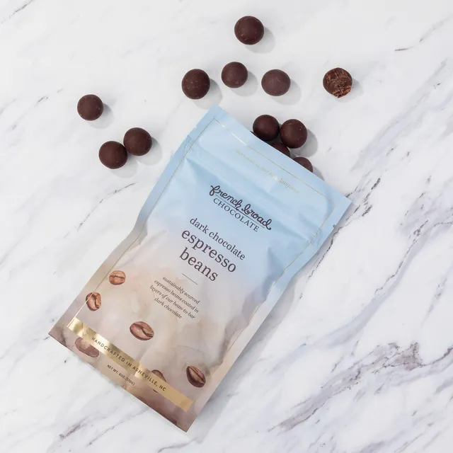 French Broad Chocolate Covered Treats Espresso Beans dragees 170 g