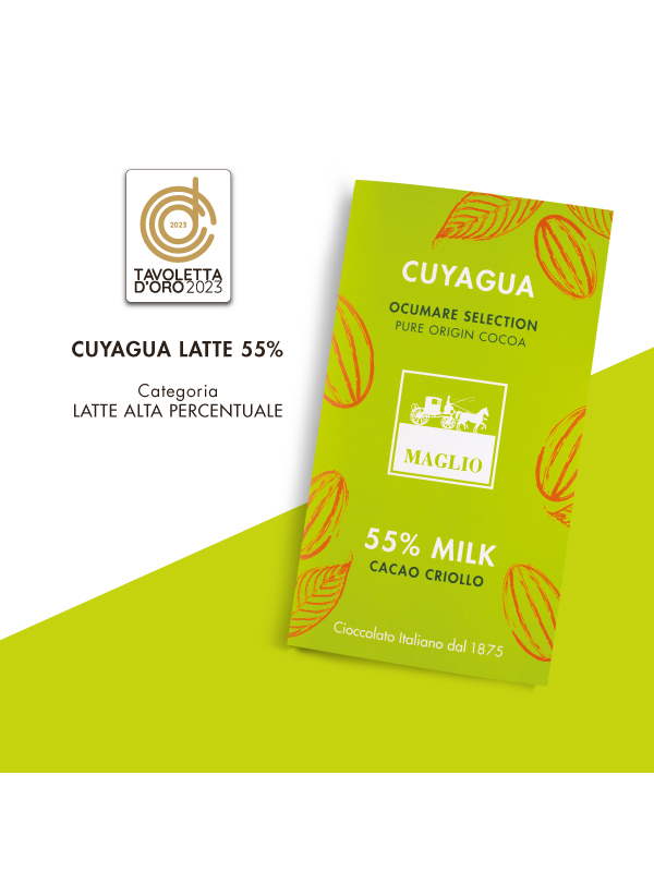 Cioccolato Maglio Tavoletta Latte Criollo Cuyagua 55% 60g