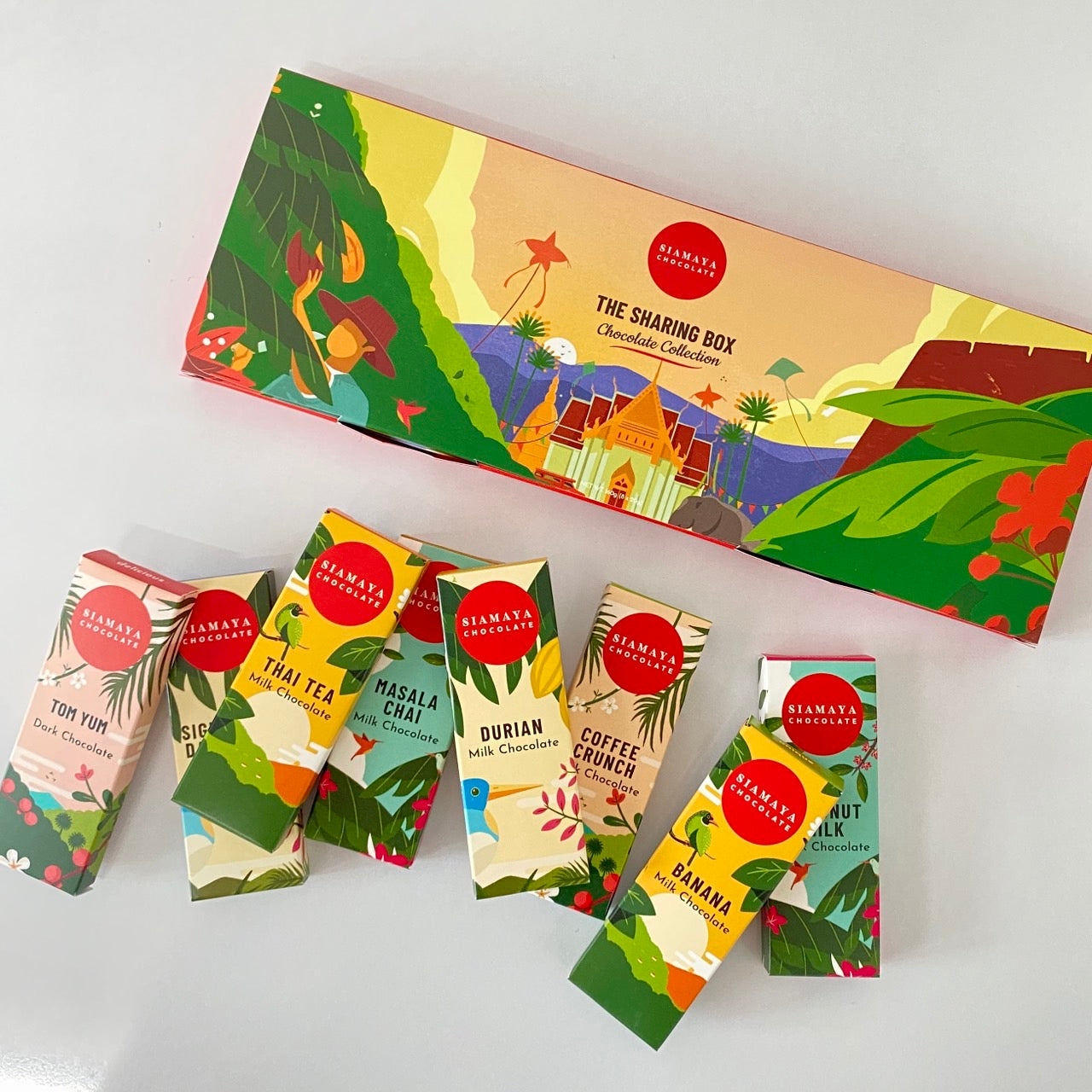 Siamaya Chocolate Collections Sharing Box cioccolatini 8x20g gusti thai