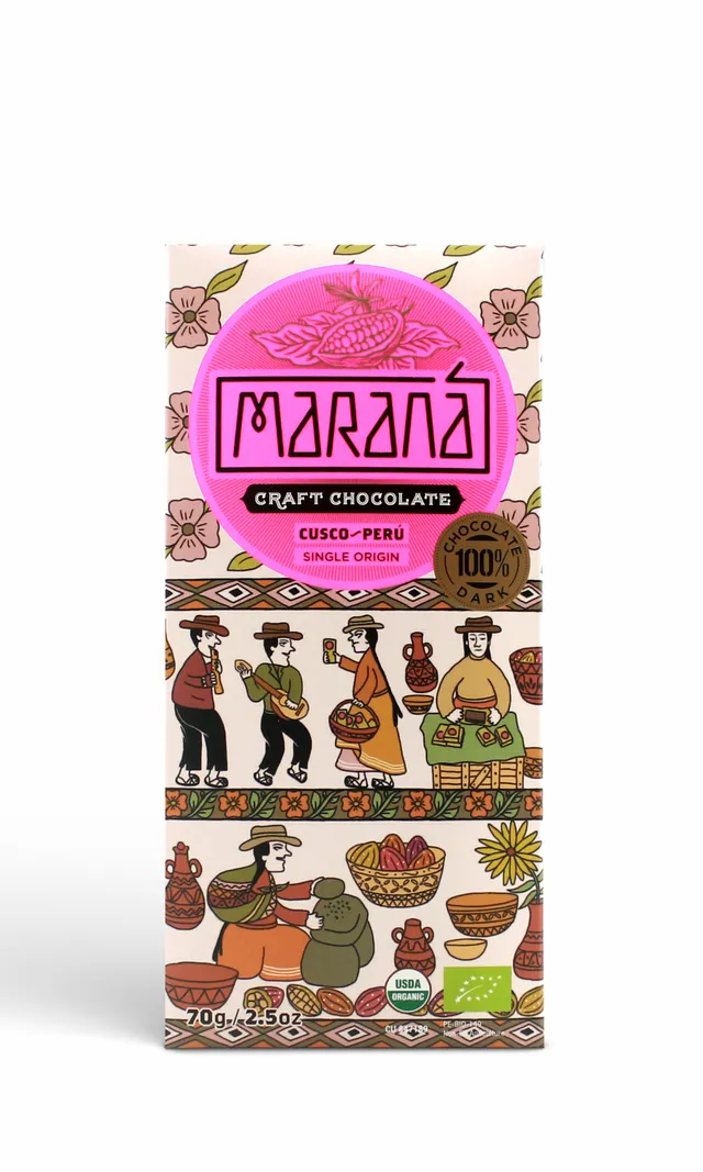 Maranà Tabletas Cusco Tavoletta fondente 100% Cusco 70g