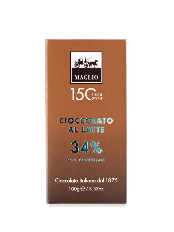 Cioccolato Maglio Tavolette Blend Milk 34% Latte