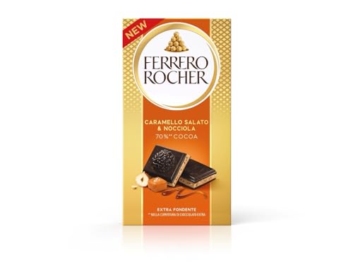 Ferrero Rocher Tavoletta fondente 70% 90 g caramello