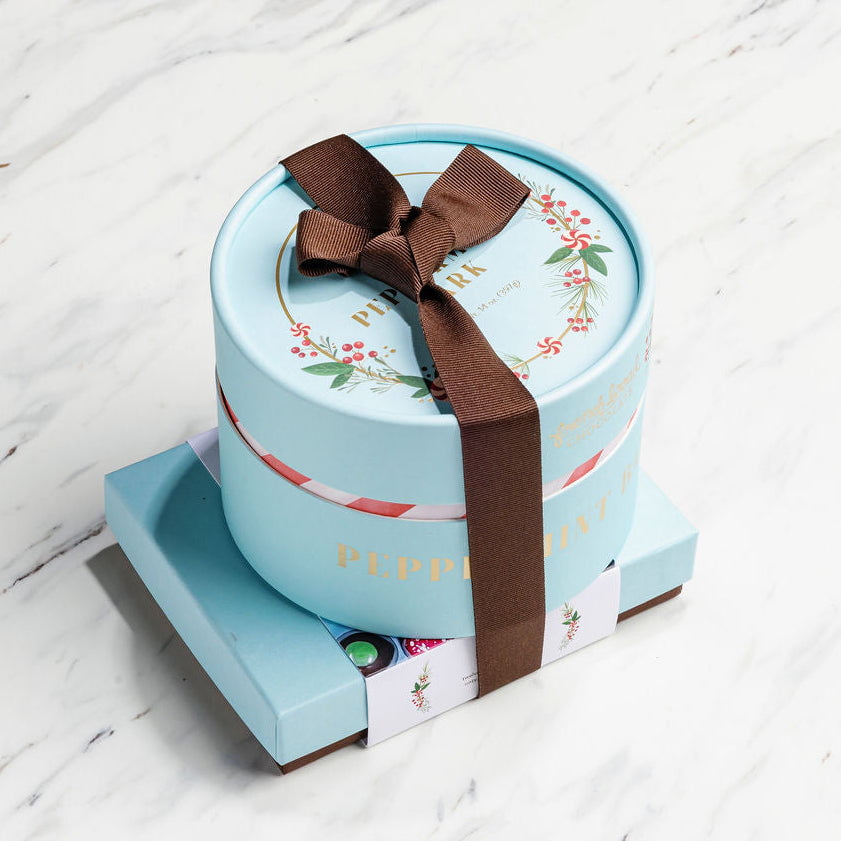 French Broad Gift Sets Merry & Bright cofanetto praline e bark