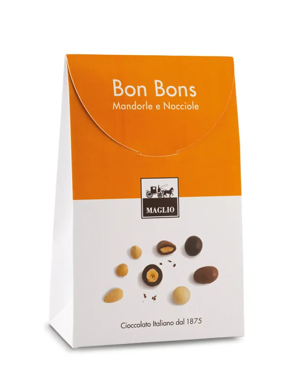 Cioccolato Maglio Cioccolatini Astuccio Bon Bons frutta secca mista