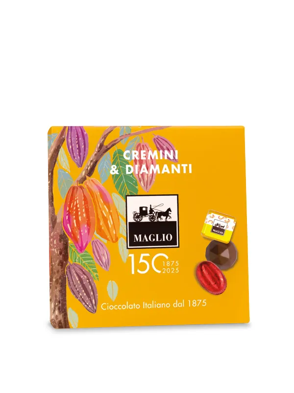 Cioccolato Maglio Cremini Diamanti scatola cioccolatini misti