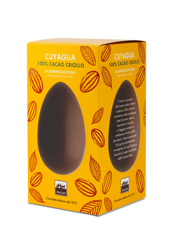 Cioccolato Maglio Pasqua Uovo Cuyagua Criollo Venezuela fondente 100%