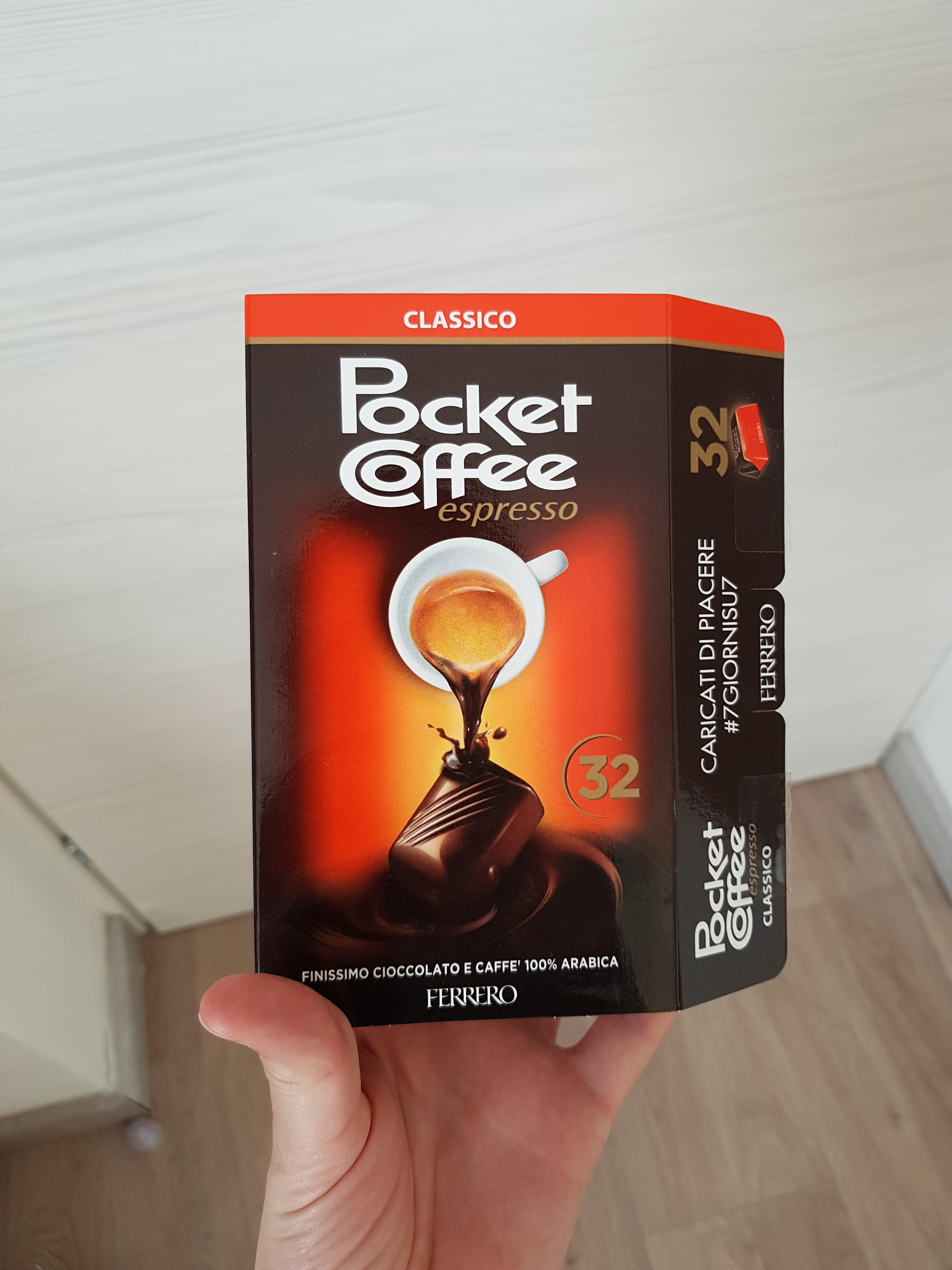 Ferrero Pocket Coffee arabica cioccolato praline caffè 400g