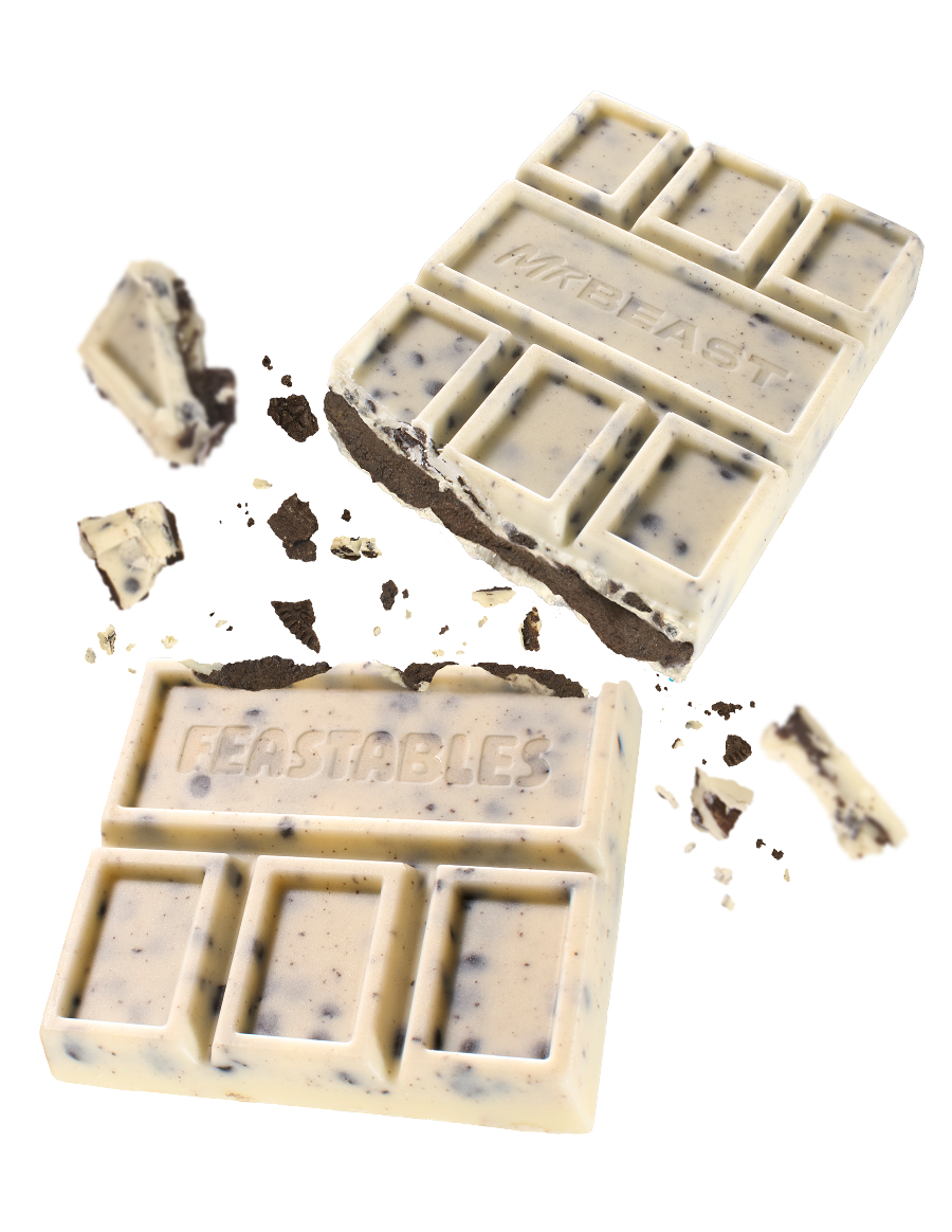 Feastables Chocolate Cookies Creme tavoletta 10 pack biscotto
