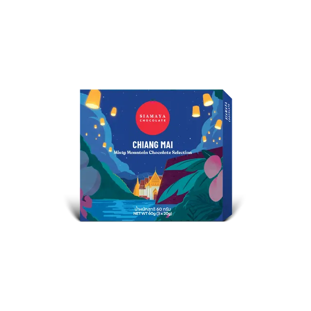 Siamaya Chocolate Chiang Mai Collection cioccolato 3x20g