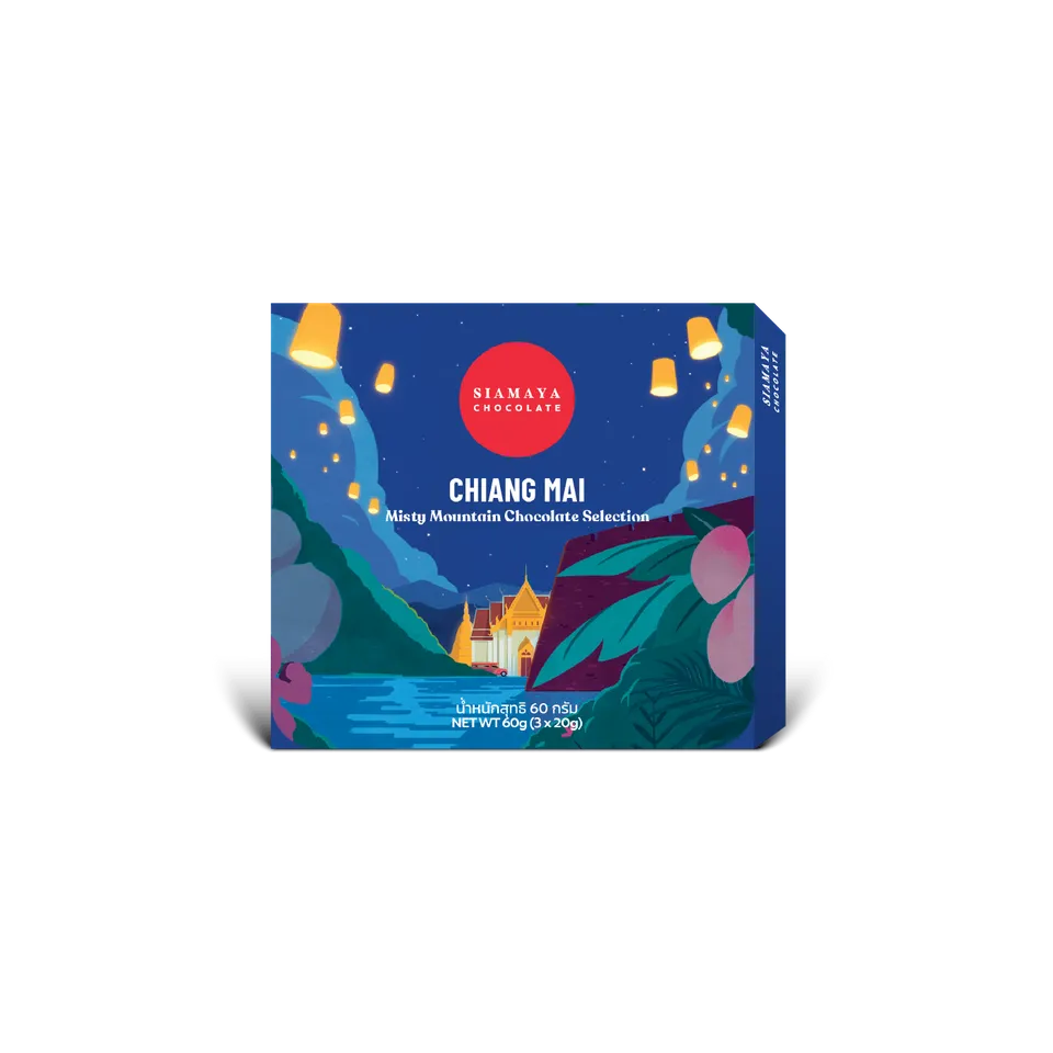 Siamaya Chocolate Chiang Mai Collection cioccolato 3x20g