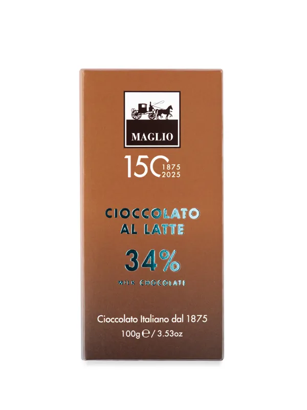 Cioccolato Maglio Tavolette Blend Milk 34% Latte