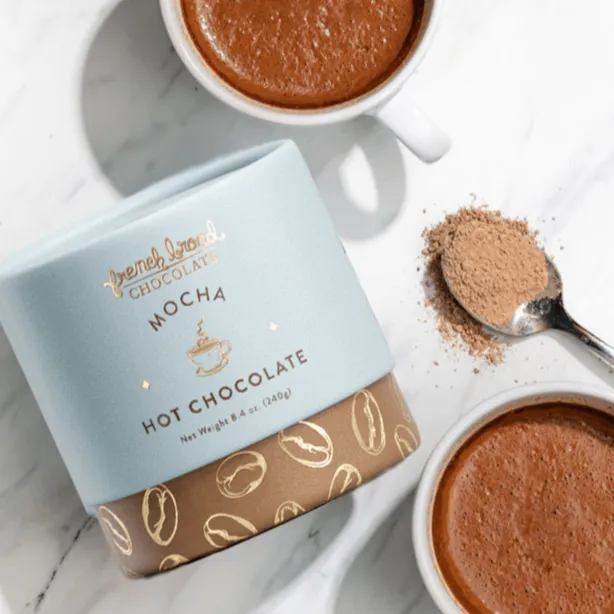 French Broad Hot Chocolate Mocha cioccolata calda 240g caffè