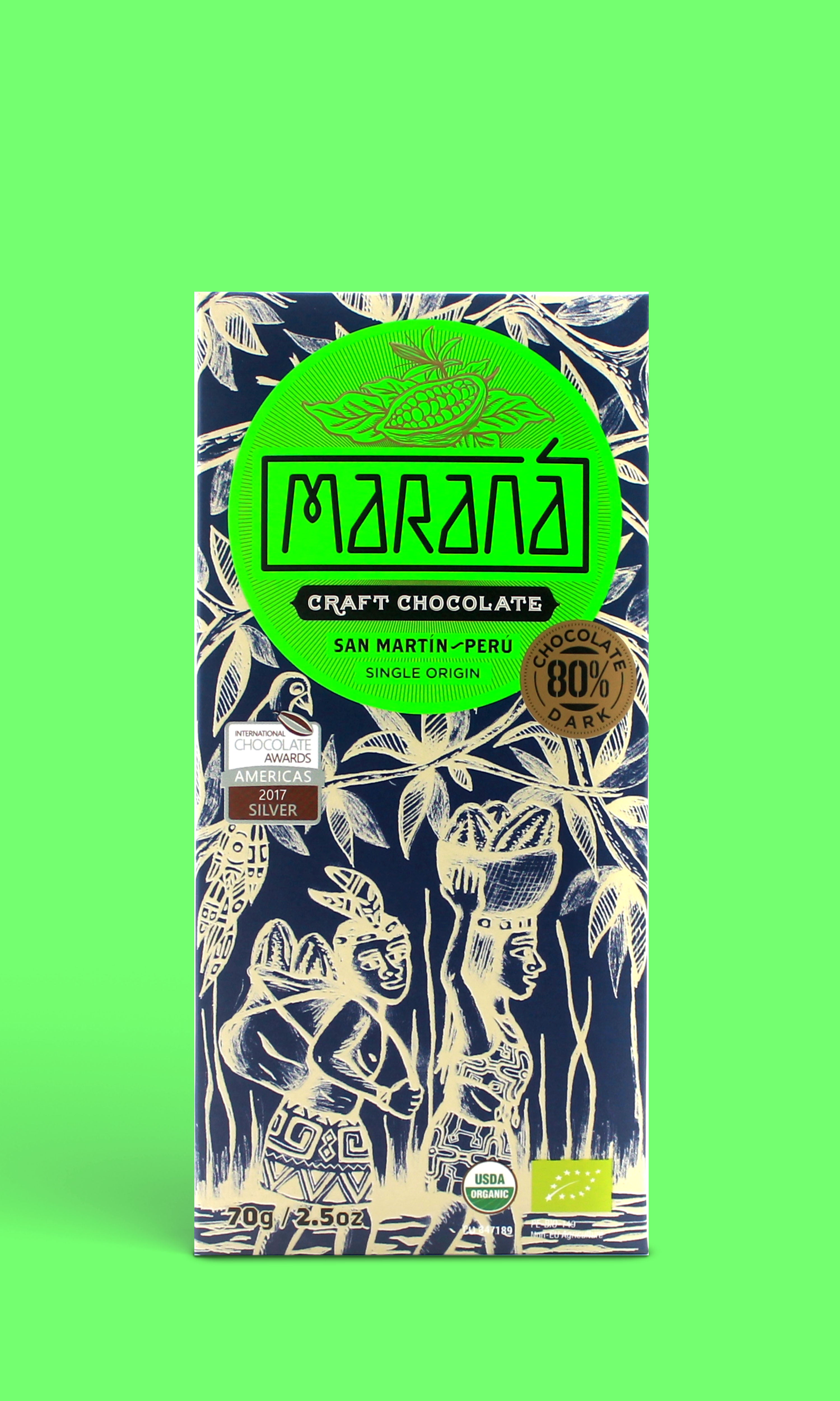 Maranà San Martín Tavoletta Fondente 80% Bio 70g