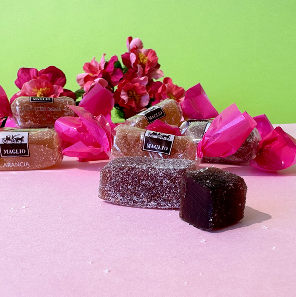 Cioccolato Maglio Gelatine Astuccio Triangolare Petit Fruit