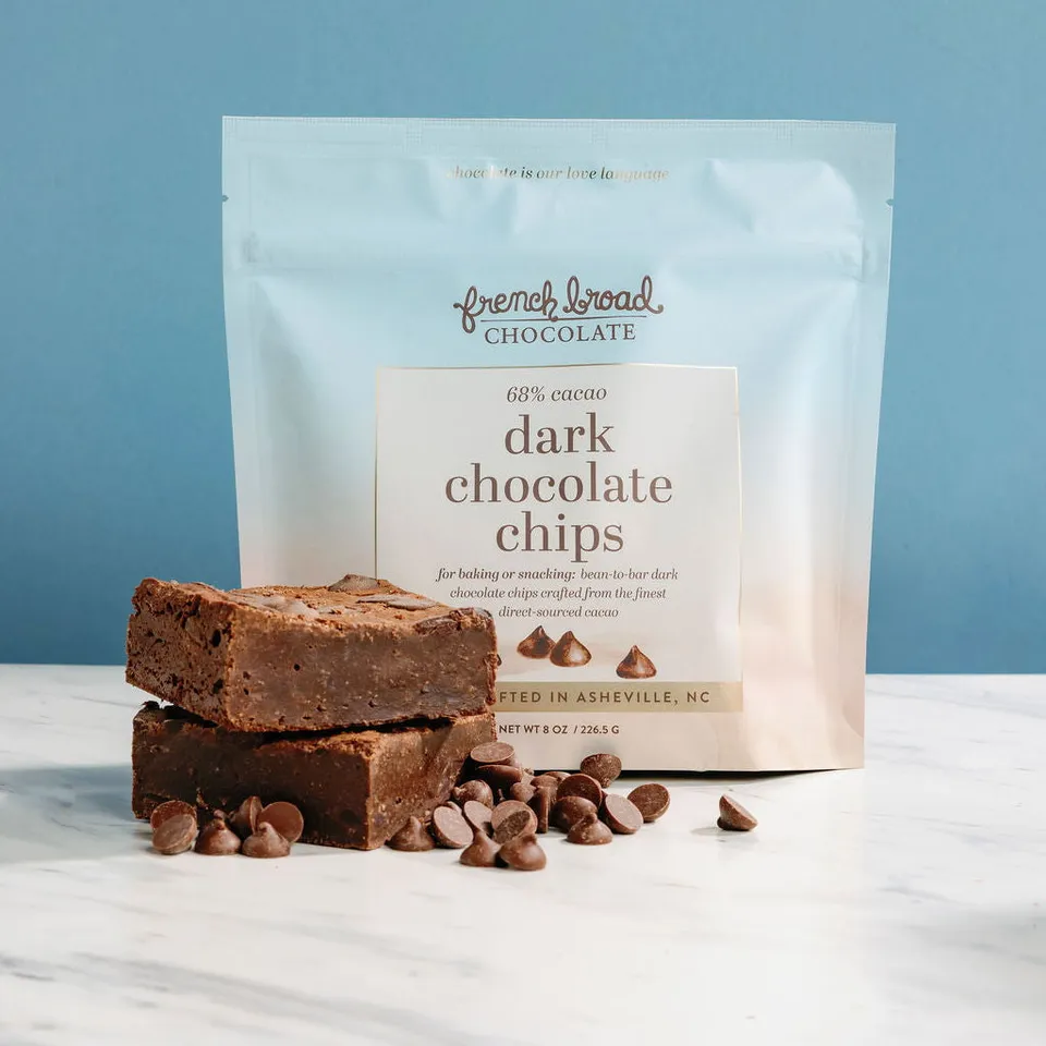 French Broad Baking 68% gocce di cioccolato fondente 226g
