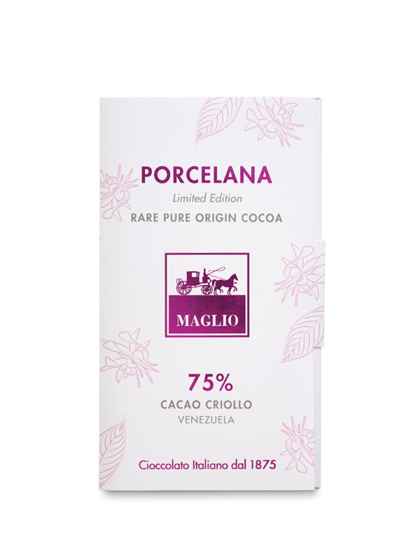 Cioccolato Maglio Porcelana tavoletta fondente 60g 75% Criollo