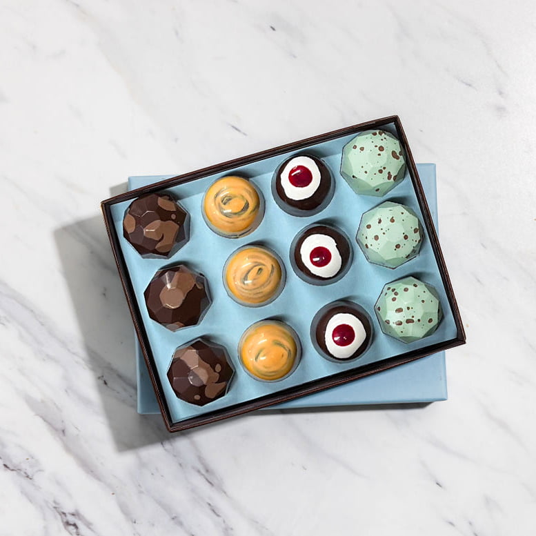 French Broad Bonbons Ice Cream Truck Collection praline 12 pezzi