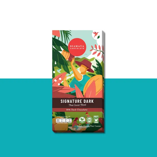 Siamaya Chocolate Tavoletta Fondente 85% Thailandia Vegan