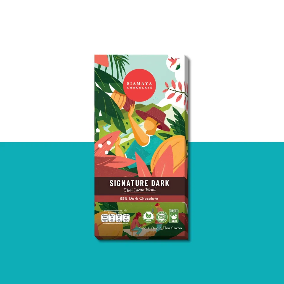 Siamaya Chocolate Tavoletta Fondente 85% Thailandia Vegan