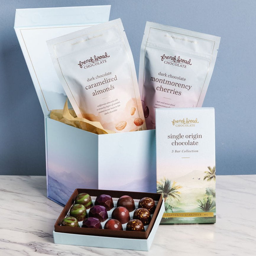 French Broad Origins Cofanetto Cioccolato Fondente Vegano