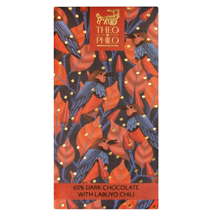 Theo & Philo 65% Dark Tavoletta Labuyo Peperoncino 45g