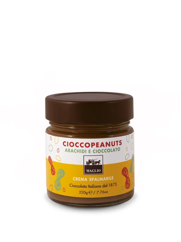 Maglio Cioccopeanuts crema spalmabile arachidi e cacao 8%