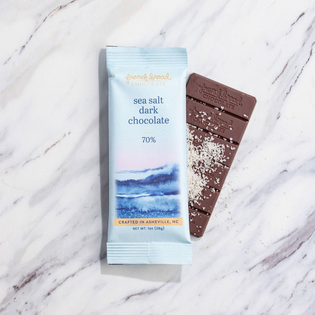 French Broad Sea Salt Tavoletta fondente 70% 60g