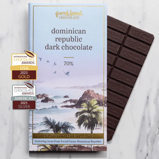 French Broad Dominican Republic 70% tavoletta fondente 60g