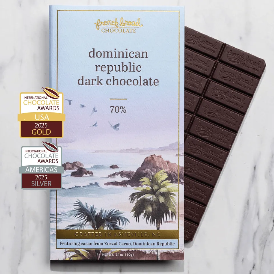 French Broad Dominican Republic 70% tavoletta fondente 60g