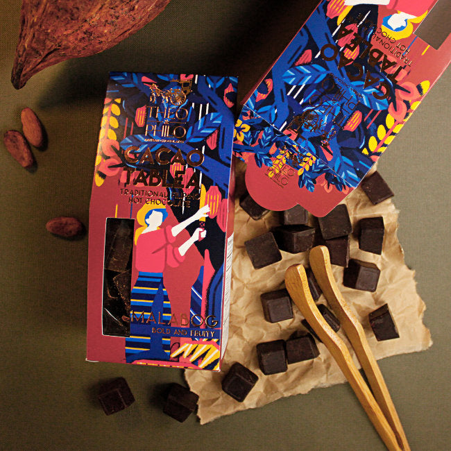 Theo & Philo Chocolate Drinks Tablea Malabog Cacao 100% 120g