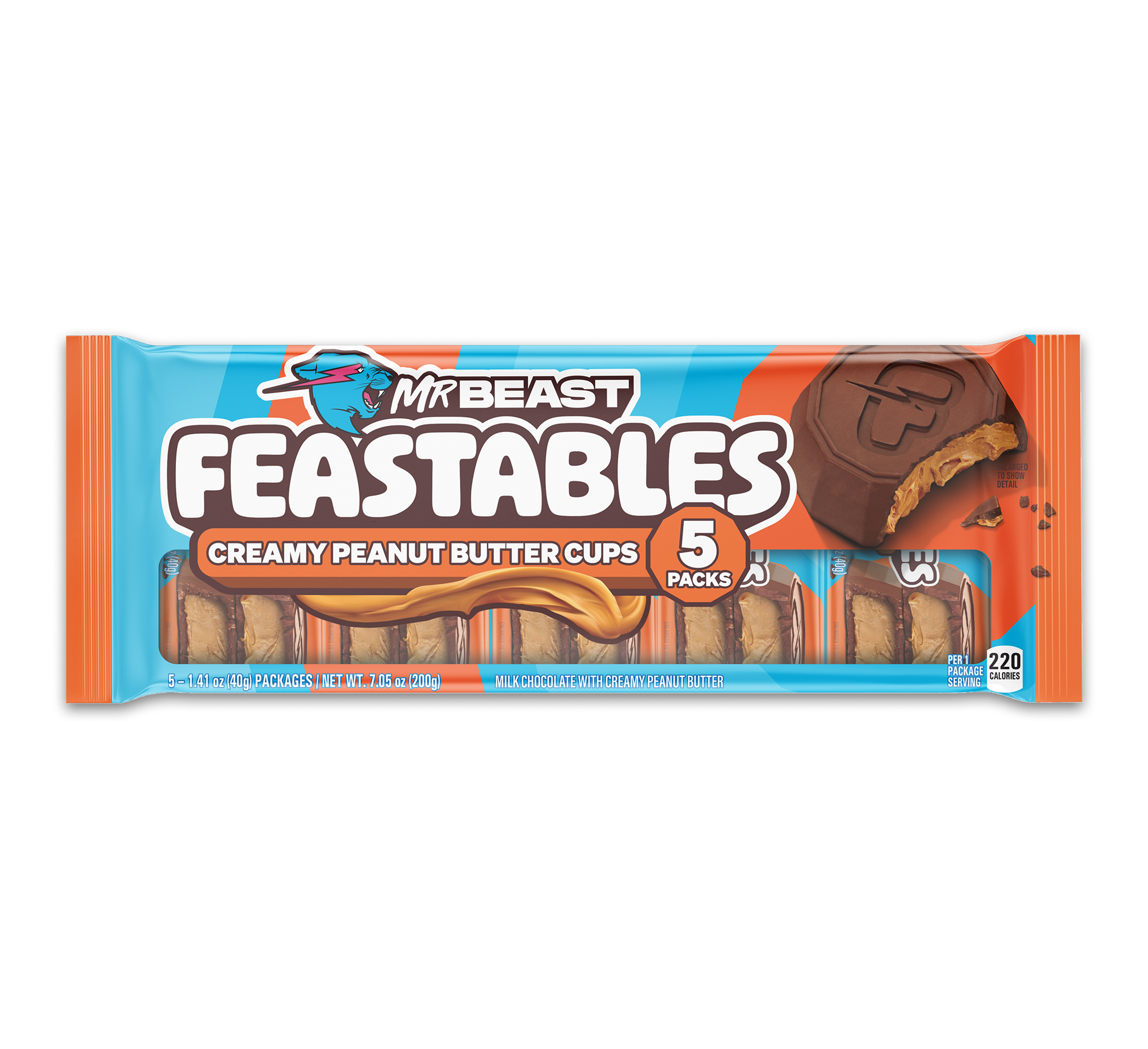 Feastables Cups Peanut Butter Cups cioccolatini snack 2 cups