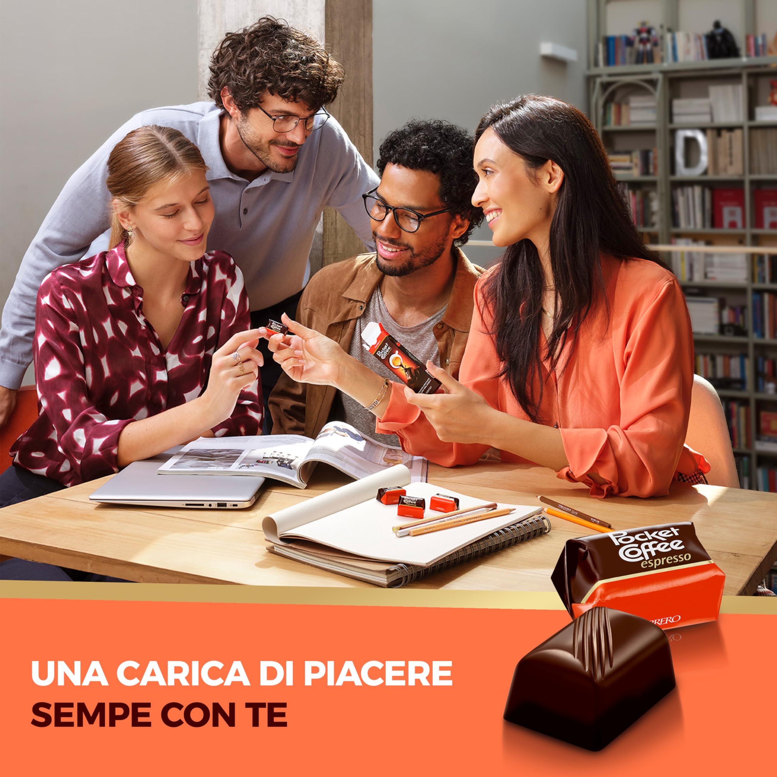 Ferrero Pocket Coffee arabica cioccolato praline caffè 400g
