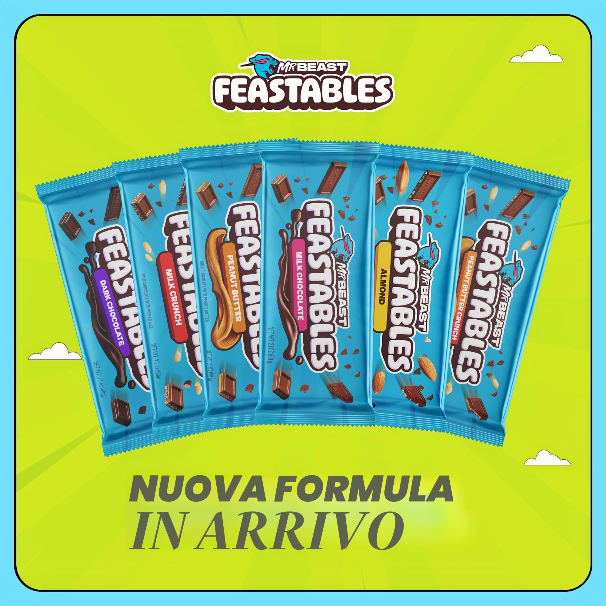 Feastables MrBeast Tavoletta sale marino 10x60 g 54%