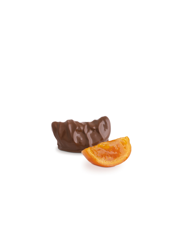 Cioccolato Maglio Clementine Ricoperte Fondente 62% Maraschino