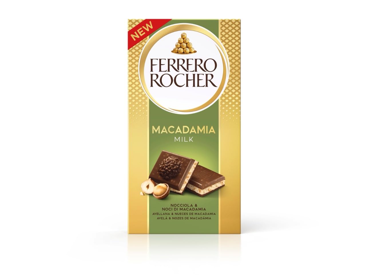 Ferrero Rocher Tavoletta latte 90 g macadamia nocciola
