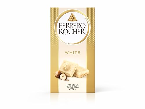 Ferrero Rocher Tavoletta cioccolato bianco 90 g nocciola