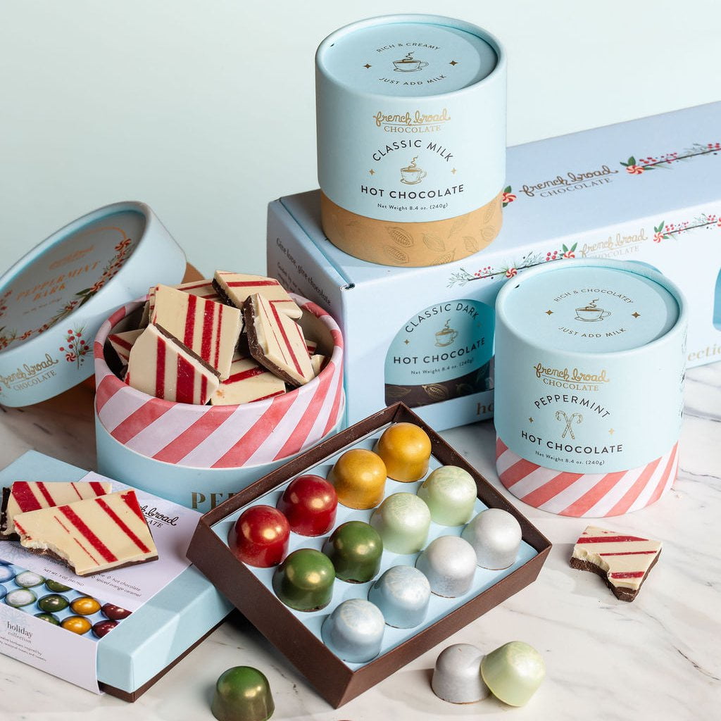 French Broad Gift Sets Sleigh All Day cofanetto regalo praline