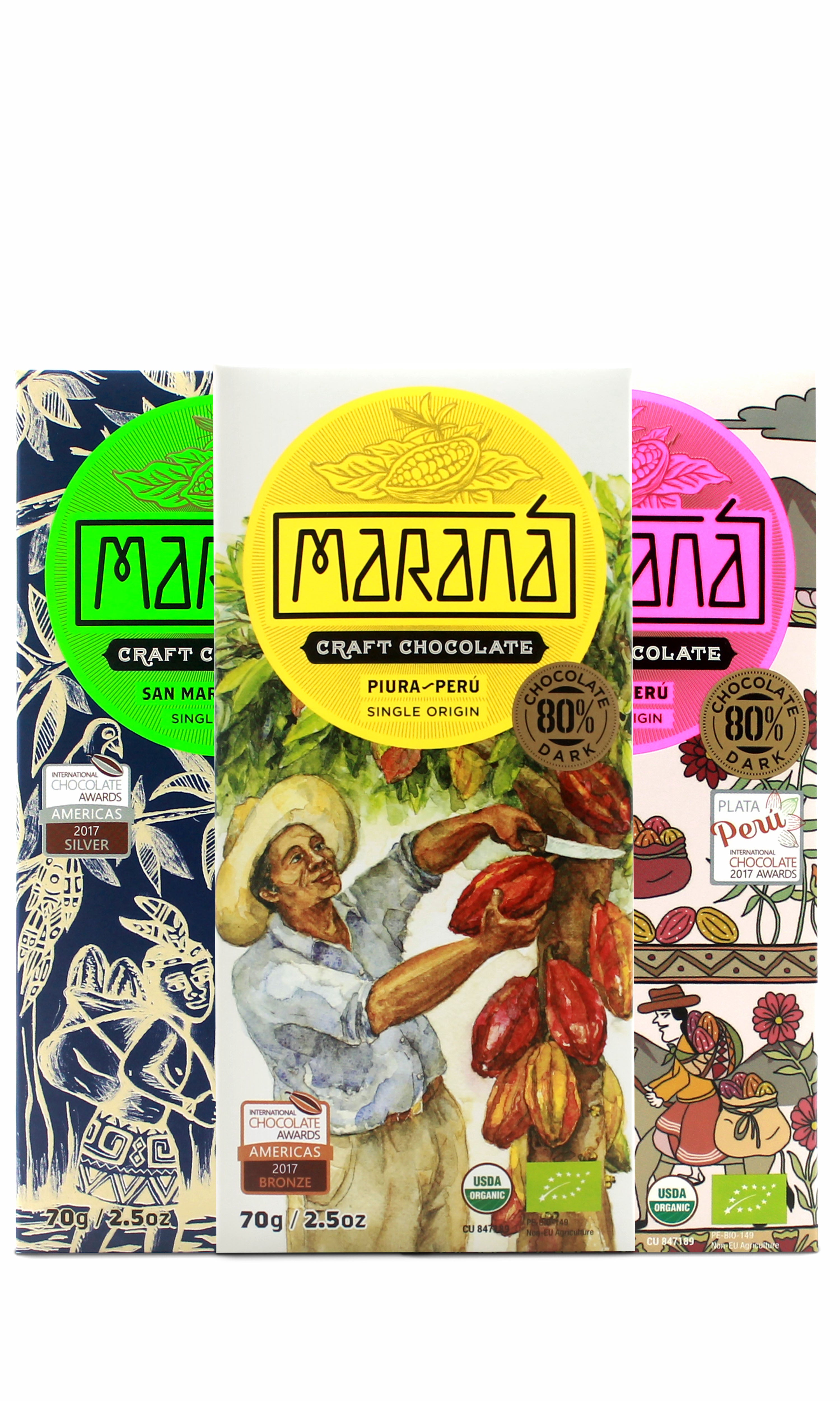 Maranà Pack 3 Tavolette Fondente 80% 3x70g