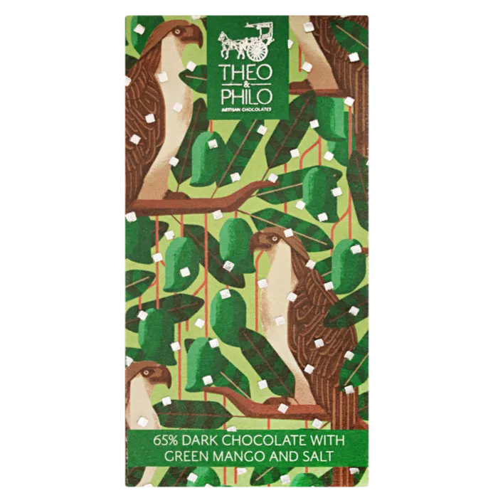 Theo & Philo 65% Green Mango & Salt tavoletta fondente 45 g