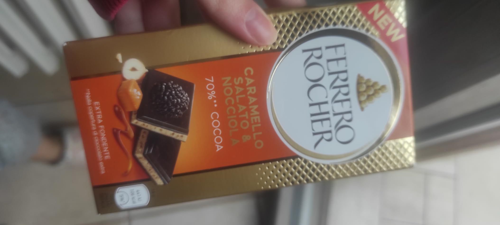 Ferrero Rocher Tavoletta fondente 70% 90 g caramello