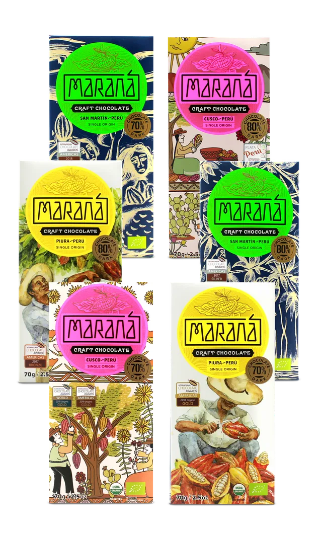 Maranà Crea tu Pack tavolette 6 pezzi cacao Perù