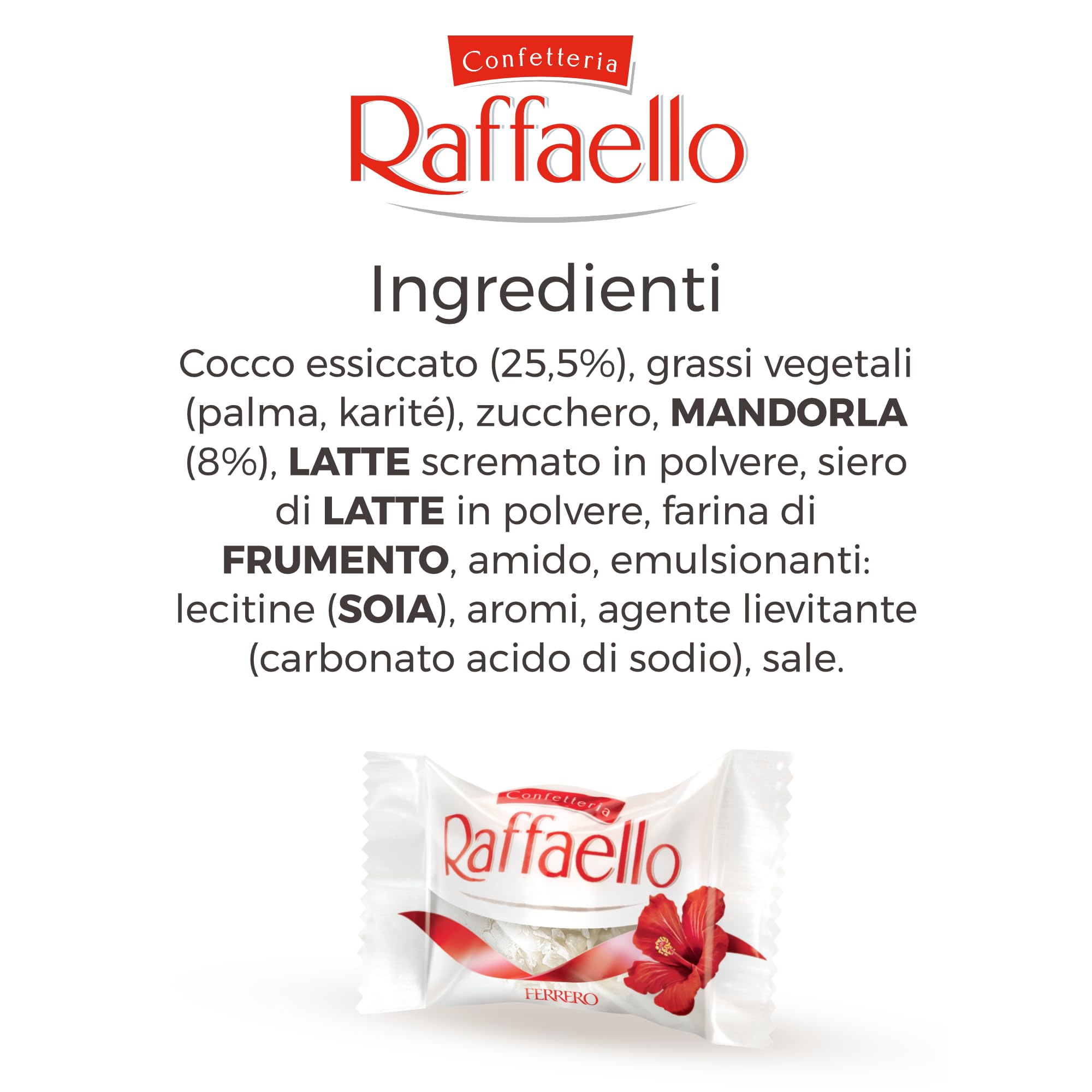 Ferrero Raffaello praline cocco mandorla 18pz 180g