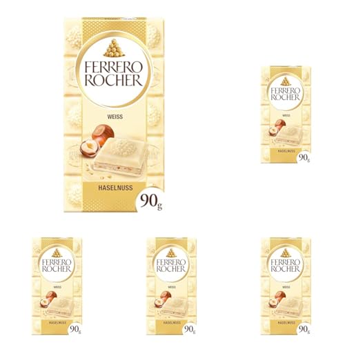 Ferrero Rocher Tavoletta cioccolato bianco 90 g nocciola