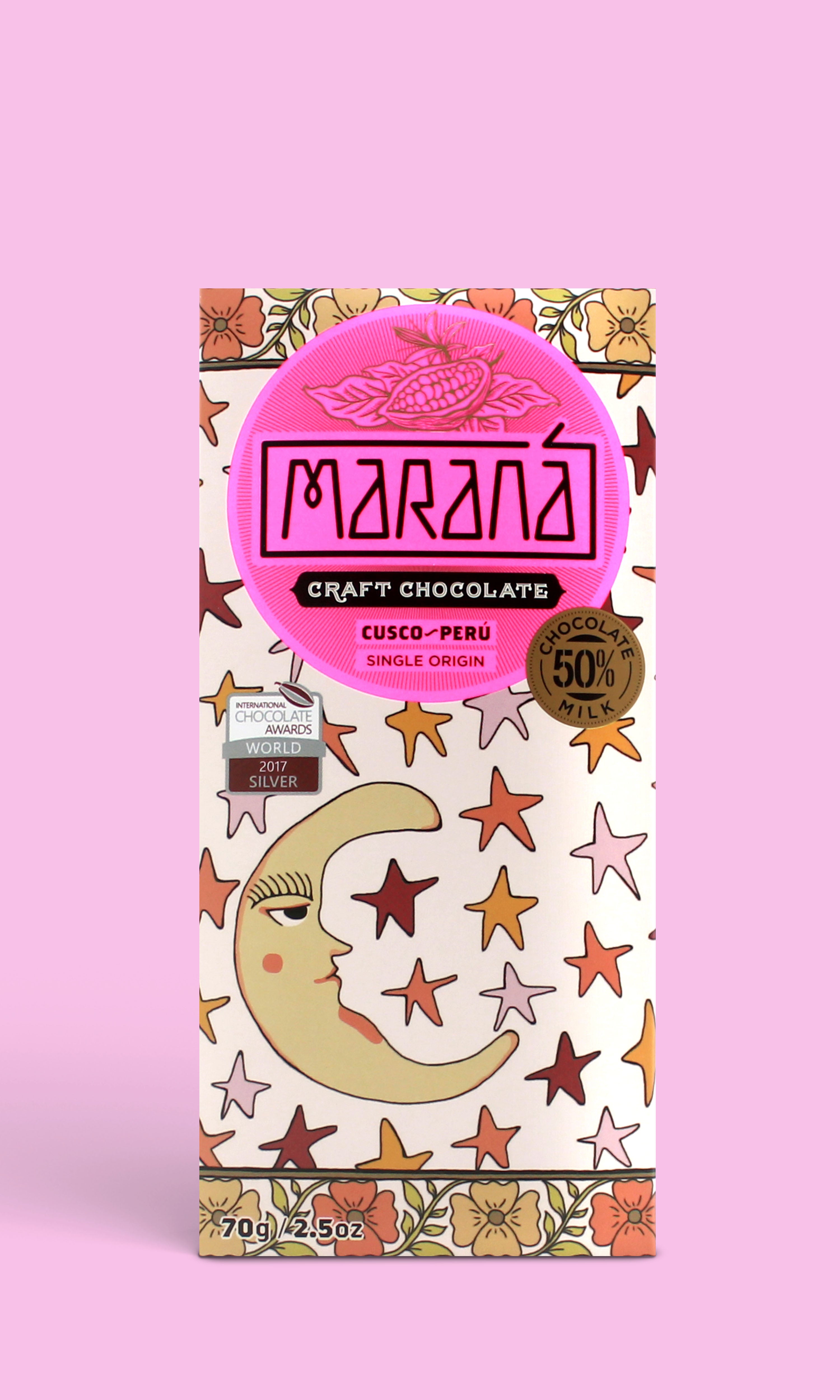 Maranà Tabletas Cusco 50% Tavoletta Latte 70g Cremosa